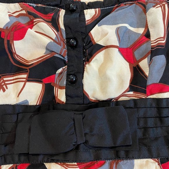 Dan Chau Fit Flare Spaghetti Strap Summer Dress Size S Multicolor - Picture 4 of 5